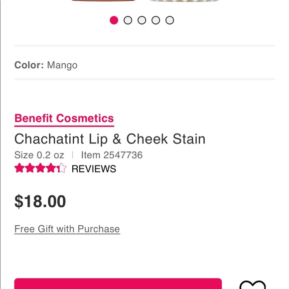 Benefit cha cha tint - Picture 3 of 3
